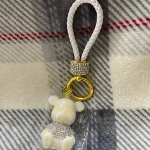 Glass key chain