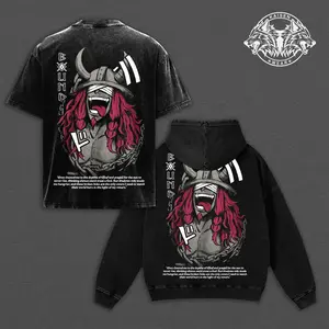 Loki Prince of Elbaf OP Vintage Washed Graphic Collection: Oversized Heavyweight T-Shirt, Streetwear Hoodie, Retro Crewneck Sweatshirt & Muscle Tank Top - Premium Anime Aesthetic Pump Cover