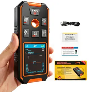 Stud Finder Wall Scanner, 6 in 1 Wall Detector with Upgraded Sensor, High Accuracy Wood Stud AC Wire Metal Pipe Rebar Detection, Voice Alert HD Backlit Display, Shockproof Dustproof Waterproof