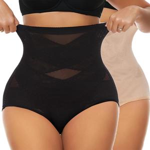 Women's Mesh Breathable Tummy Control Shapewear Panties, High Waist Trainer Cincher Body Shaper Underwear Panty Girdle, Comfortable Farbic Womenswear Underwear, Tummy Tuck Shapewear, High Waist Girdle
