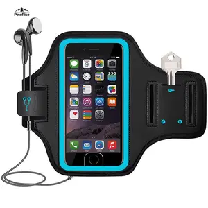 Sports Running Phone Armband - Breathable Adjustable Fitness Arm Sleeve Pouch, MP3 Player Holder for Jogging, Gym Workouts
