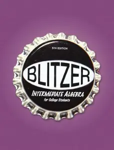 USED-Blitzer Intermediate Algebra for College Students, 5th Edition by Robert F. Blitzer (Hardcover)