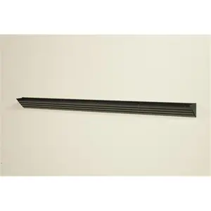 212 MAIN Glace Silver Black Shelf Bracket - 48 in., Wall Mount Shelves Accessory, Silent Hold Decor Glass Household Appliance Part