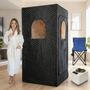 Portable Sauna Box for Home, Personal Steam Nurecover Saunas Heater at Home Use, 3L 1200W Steamer, Indoor Foldable Sauna Tent, Dry Sauna SPA Full Body Inflatable Pool