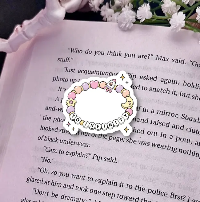 To Infinity Bracelet Holo Finish Sticker