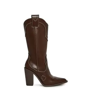 Basic Present Perfect Cowgirl Boot - Brown