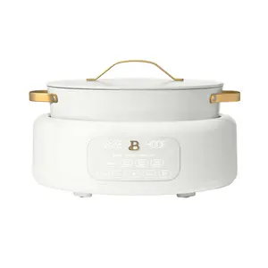Beautiful 10 in 1, 6 Qt Electric Multi-Cooker, White Icing by Drew Barrymore