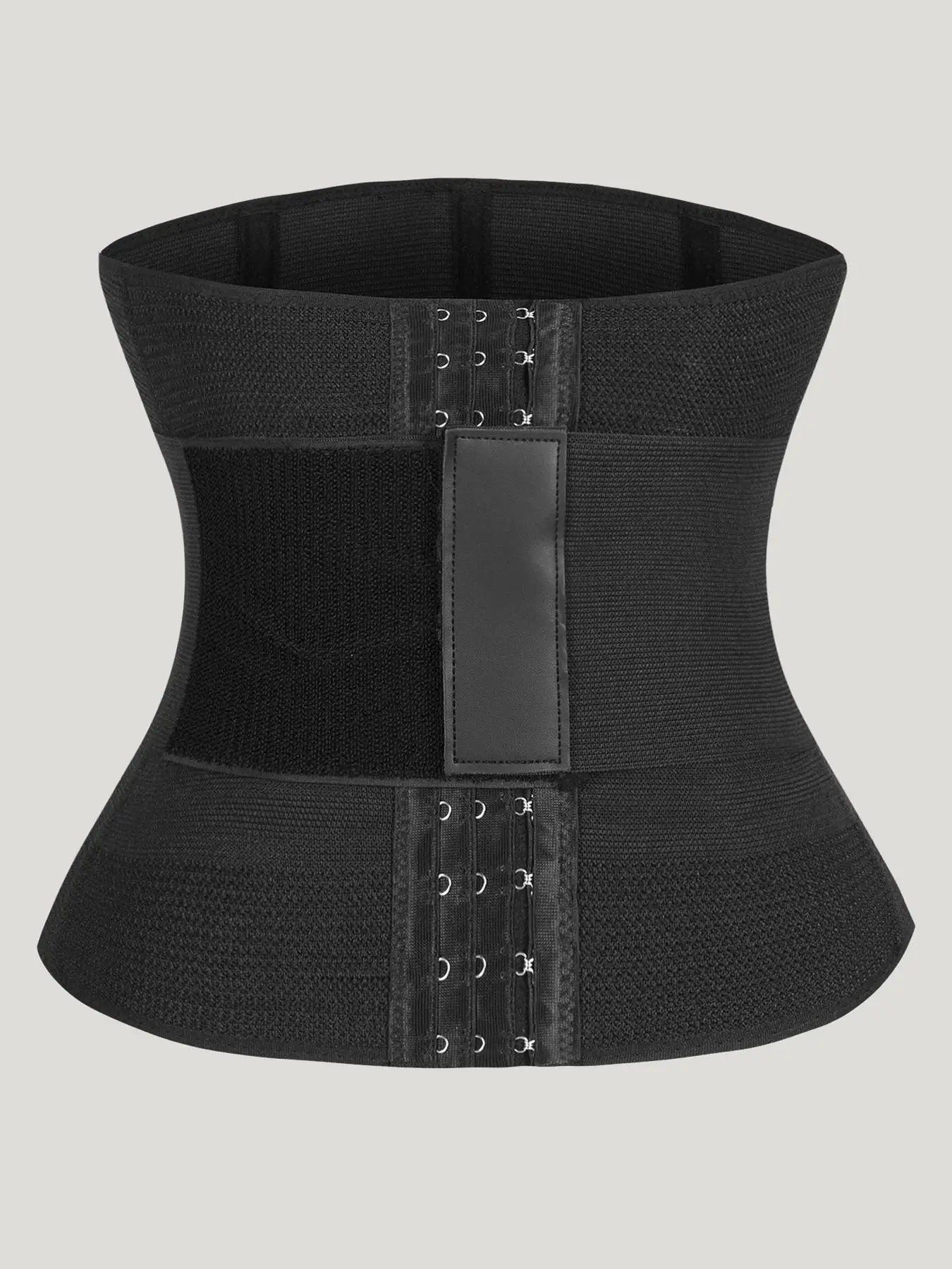 Women's Solid Waist Trainer, Adjustable Hook and Eye Closure Tummy Control Body Shaper, Women's Shapewear Clothing, Women's Waist Trainer Slim Fashion