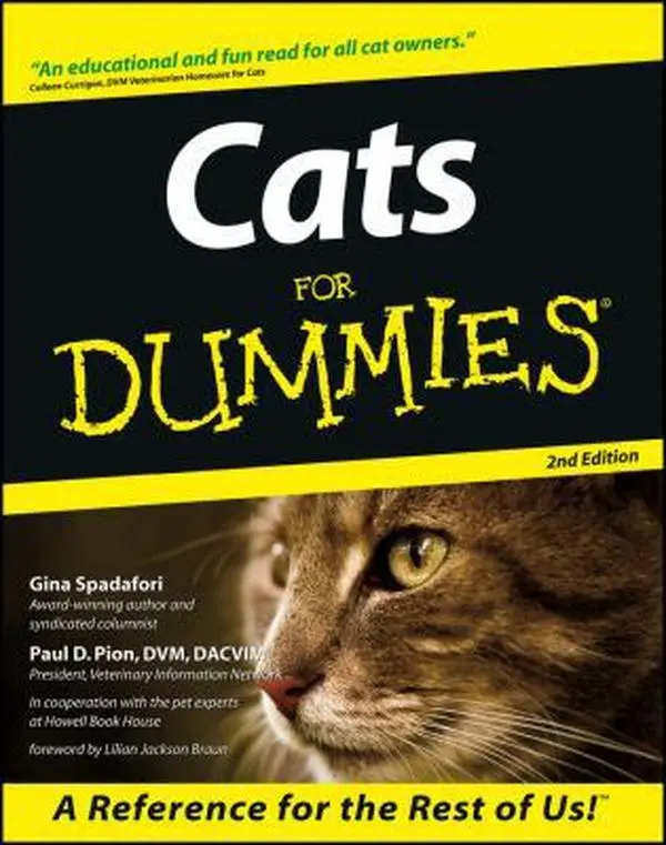 USED-Cats for Dummies by Gina Spadafori (Paperback)