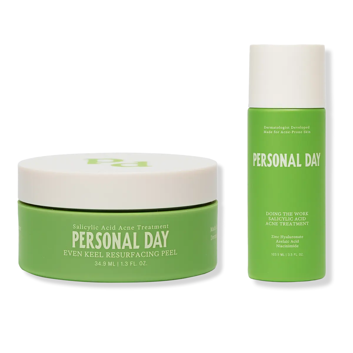 Personal Day Acne Clearing Bundle (Resurfacing Peel + Salicylic Acid Treatment)