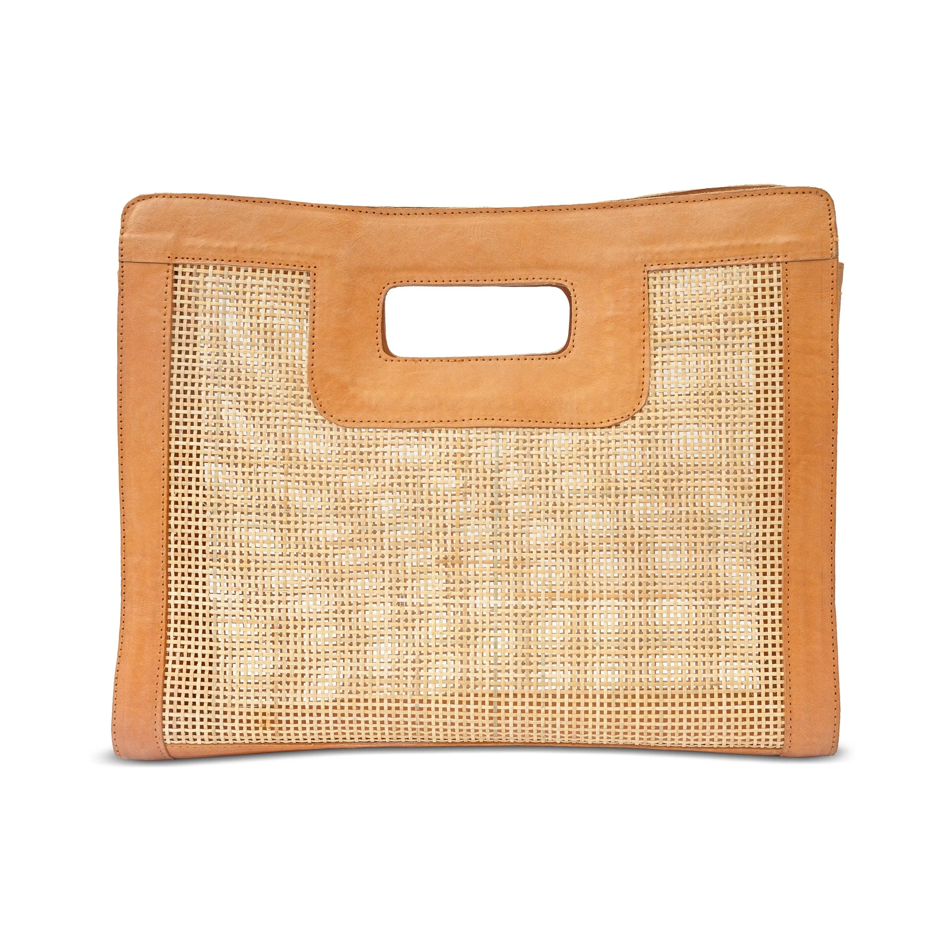 Cannes Rattan Top Handle Bag Cannes Rattan Top Handle Bag