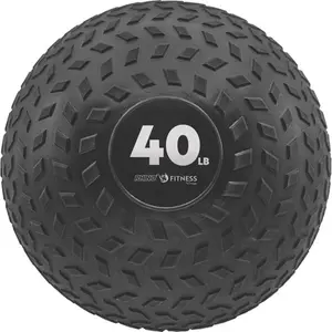 Champion Sports  40 lbs Rhino Fitness Slam Ball, Black