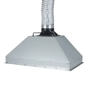 COSTWAY - 36 Inch Under Cabinet Range Hood with 4 Fan Speeds and Baffles Filters-Silver