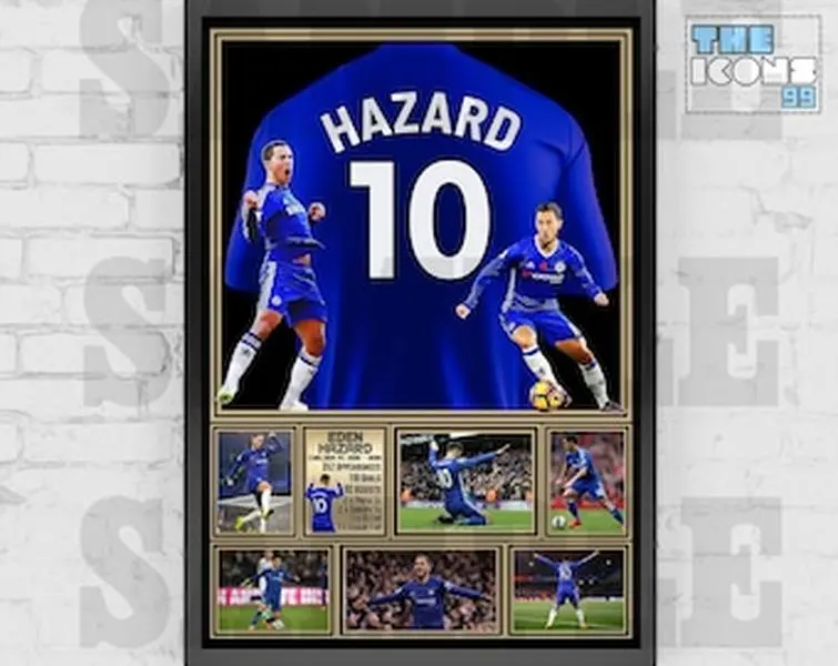 Chelsea FC Icon Eden Hazard Football Poster