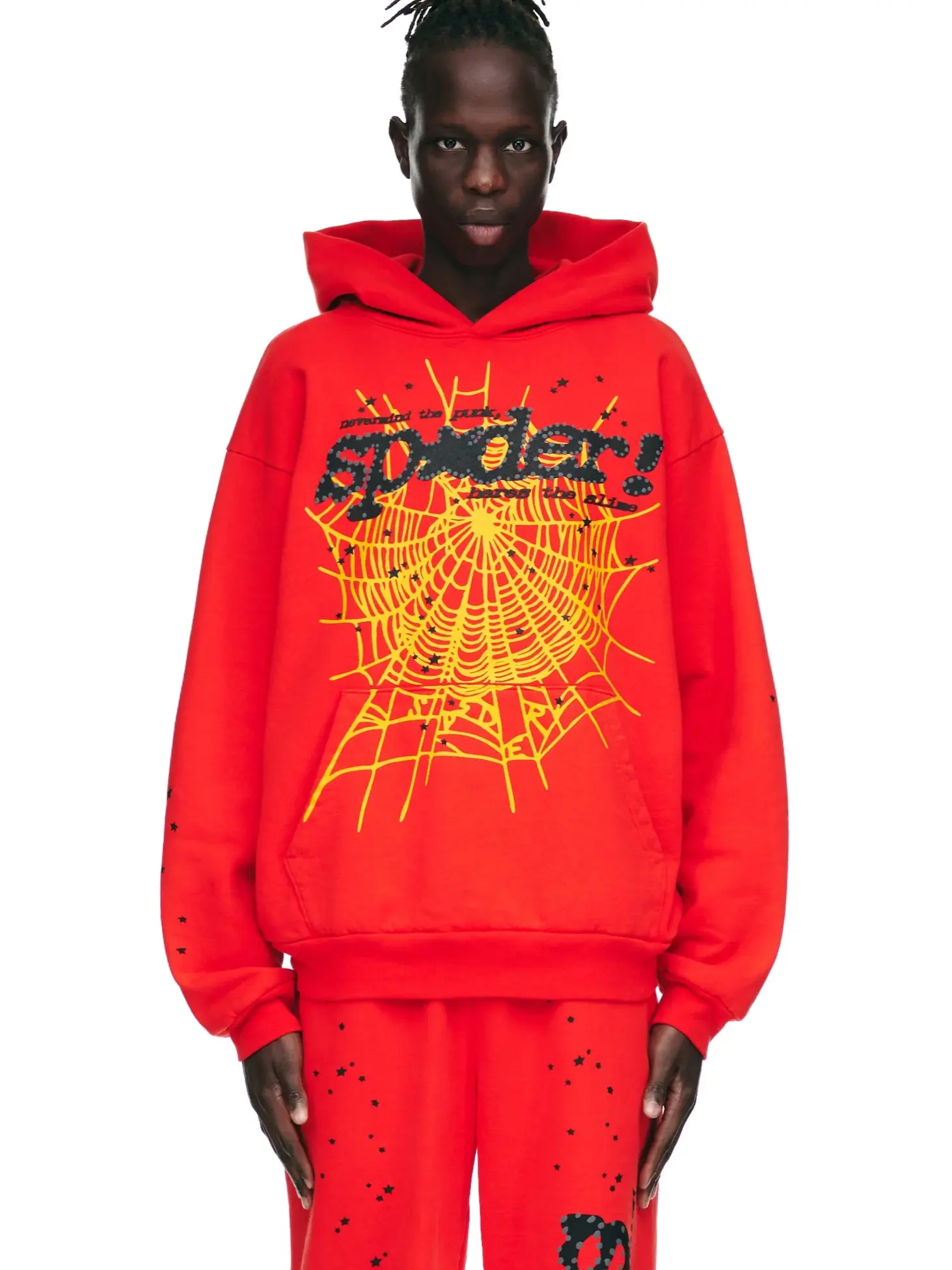 Hip Hop Spider Hoodies Set Ver2 Y2k Hoodie Tracksuit Pullover Sweatshirt for Women Men Matching Hoodies for Couples