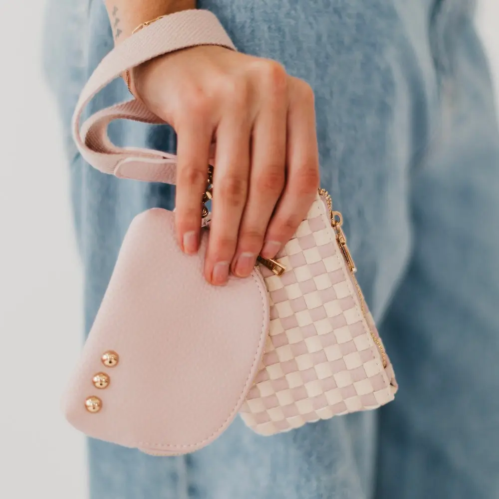 Wonderlust Woven Dual Pouch Wristlet Wonderlust Woven Dual Pouch Wristlet