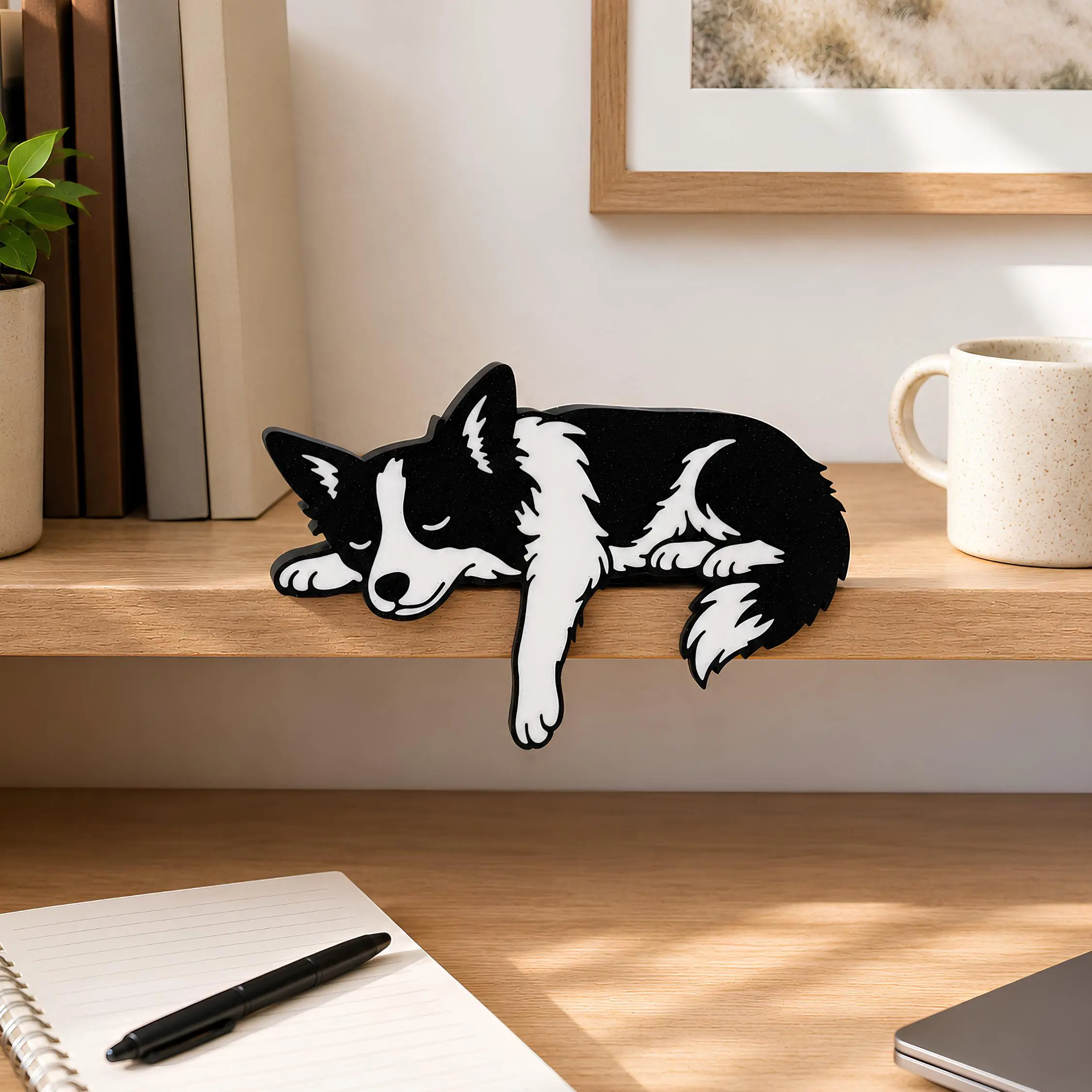 Border Collie Shelf Pet | Dog Parent Decor