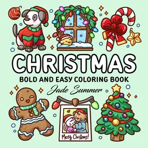 Christmas: Bold and Easy Coloring Book for Adults, Teens, and Seniors with Simple and Relaxing Holiday Designs (Bold and Easy Coloring Books), Paperback