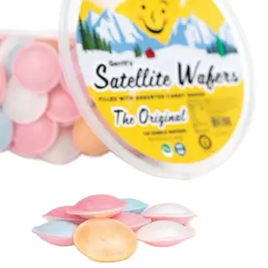 Sweet's Satellite Wafers - Edible Candy Bead Filled Wafers with Assorted Colors 57 Grams Snack Sweet Treat The Original