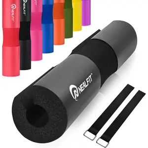 Barbell Pad Squat Pad for Squats—Squat Bar Pad—Great for Weightlifting,Lunges and Hip Thrusts—Foam Sponge Pad—Fit Standard and Olympic Bars Perfectly NEALFIT