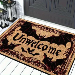 Halloween Floor Mat Limited Edition Non Slip Flannel Soft Bathroom Bedroom Decor Gift non-slip shower mat indoor area bath  rug  set Decorative Rug