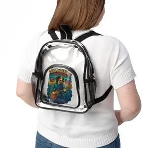 Pawl McBarkney Clear Stadium Backpack -- Paul McCartney 2025 Tour Merchandise Dog Parody