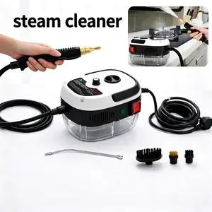2500W Handheld High-Temp Steam Cleaner, Heavy-Duty Multi-Surface Deep Cleaning Machine with Accessories for Car Detailing & Household Use