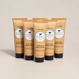 Vanilla Bean Goat Milk Hand Cream, Set of 6