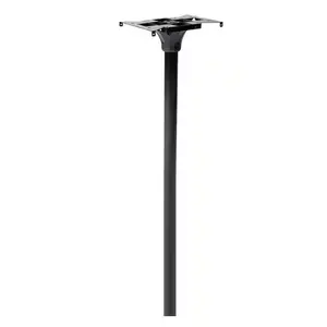 Architectural Mailboxes Coolidge 2 in. Dia In-Ground Steel Mailbox Post Black – Model 1002093718