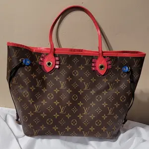 Pre-owned Louis Vuitton canvas Tote Bags Monogram Neverfull MM Limited Edition Tote bag