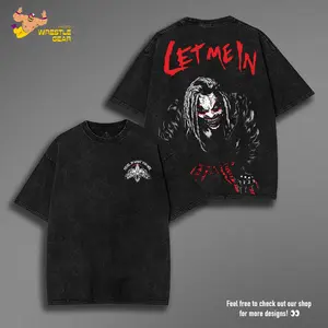 VINTAGE TEE | Bray Wyatt Let Me In Prints Vintage T-Shirt, Wrestler Shirt, WWE Shirt Unisex TShirt, men gifts Menswear Underwear Cotton Classic graphic