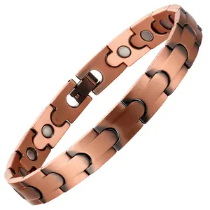Copper Bracelets for Women Men,Copper Magnetic Bracelet with Adjustable Jewelry Gift