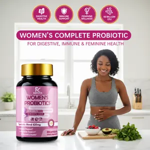 50 Billion CFU Probiotics, 16 Strains + Prebiotic Fiber- DailyGut & Vaginal Balance Support - For Women & Men -Limited Stock