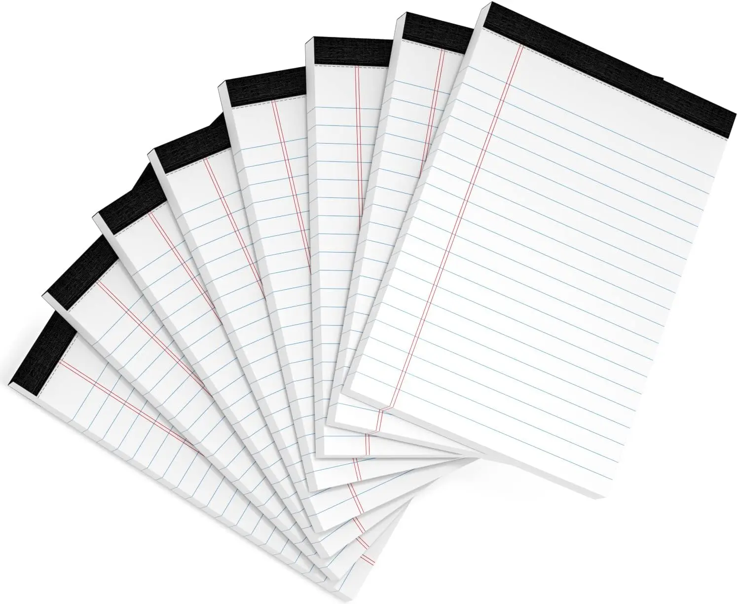 4x6 Inch College Ruled Small Notepads Writing Note Pads for Work Study Taking Notes To do List, 30 Sheet/Pad Tear-Off Lined Paper Pads Memo & Scratch Pads for Office Home Car School, 8 Pack