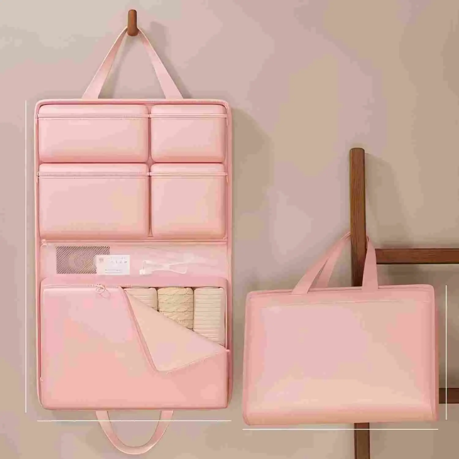 7-In-1 Travel Organizer Bag, Essential Luggage Accessory, Dedicated for Down Jackets, Clothes, Underwear, Panties Separation Pack