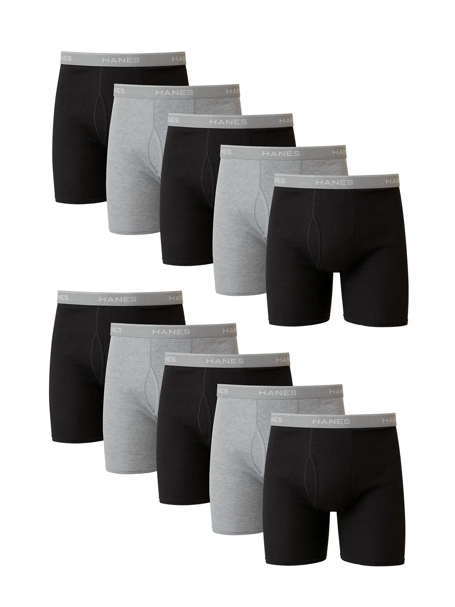 Hanes Men'S Value Pack Assorted Boxer Briefs