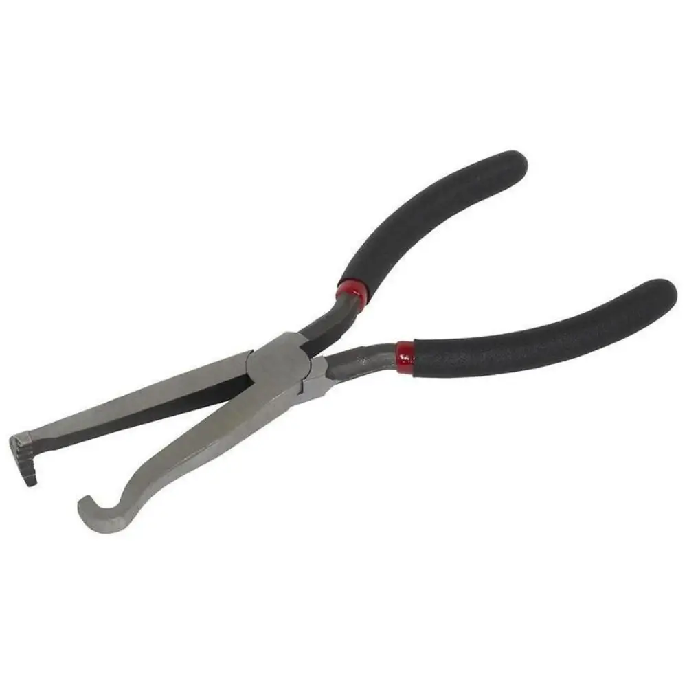 Electrical Disconnect Pliers Remove locking push-tab style electrical connectors found on mass airflow (MAF) sensors, fuel injectors, ignition coils,