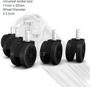 28 Inch Office Chair Metal Base Replacement Heavy Duty 2500 Lbs Universal Computer Desk Chair Stool Base Part with 5 Casters