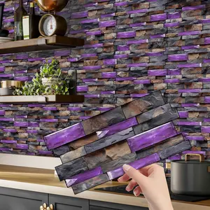 20\40\50pcs Marble PatternedTiles peel and stick Backsplash, Waterproof detachable Removable design decoration Wall stickers, Suitable for kitchen/bathroom/laundry room, Durable PVC Material, easy install