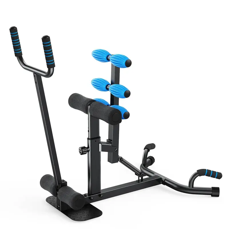 New Model Deep Squat Machine - Unisex Adjustable Workout Equipment, 300Lbs Capacity, 2-Level Height Adjustment, 4-Level Resistance Adjustment, Abs Glutes Legs Strength Training Tool for Daily Home Gym Workouts