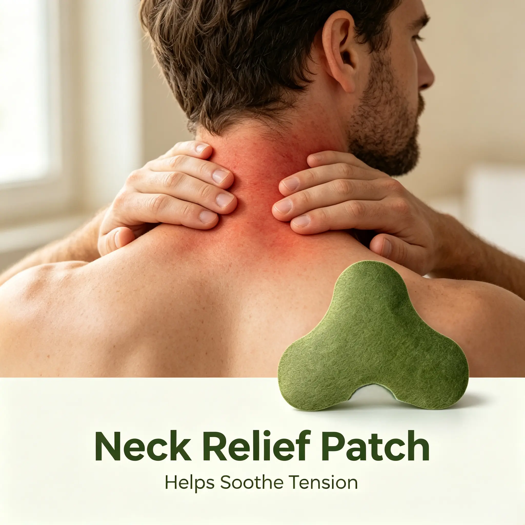 100Pcs Neck patch, the strongest warming herbal bandage, wormwood extract sticker, lasts for 8 hours, for knee, back, neck and shoulder joint discomfort