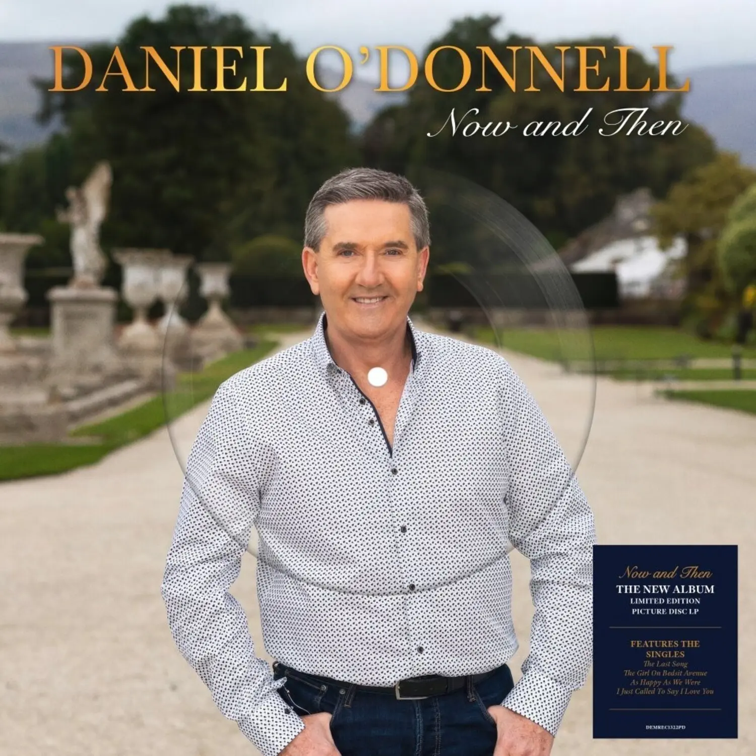 Daniel O'Donnell - Now & Then Albums on Vinyl, UK Import Long Play (LP) Picture Disc Vinyl Record