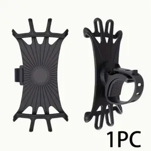 Upgraded 360° Rotatable Universal Bike Mobile Phone Mount, Adjustable Height, Pressure-Resistant and Durable Design, Compatible with All Smartphones