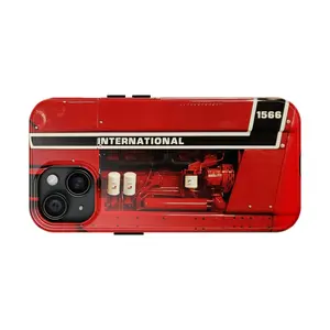 Farmer Red Tractor International 1566 black tripe Tractor Phone Case HG  Tractor Phone Case HG
