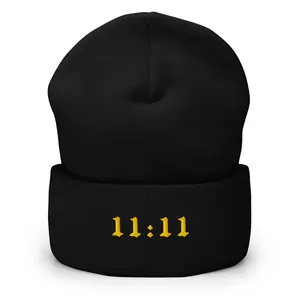 11:11 Wishing Time January One Cuffed Beanie