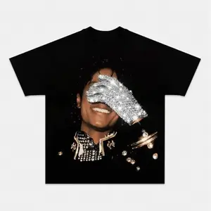 Michael Glove  Graphic T-Shirt, Jackson Vintage 90s Tee, Fan Gift Shirt for Men and Women