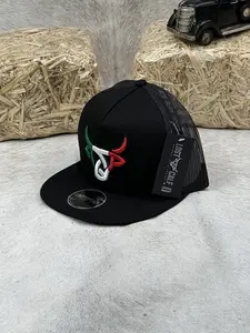 Lost Calf Hat Black Mexicalf Flat