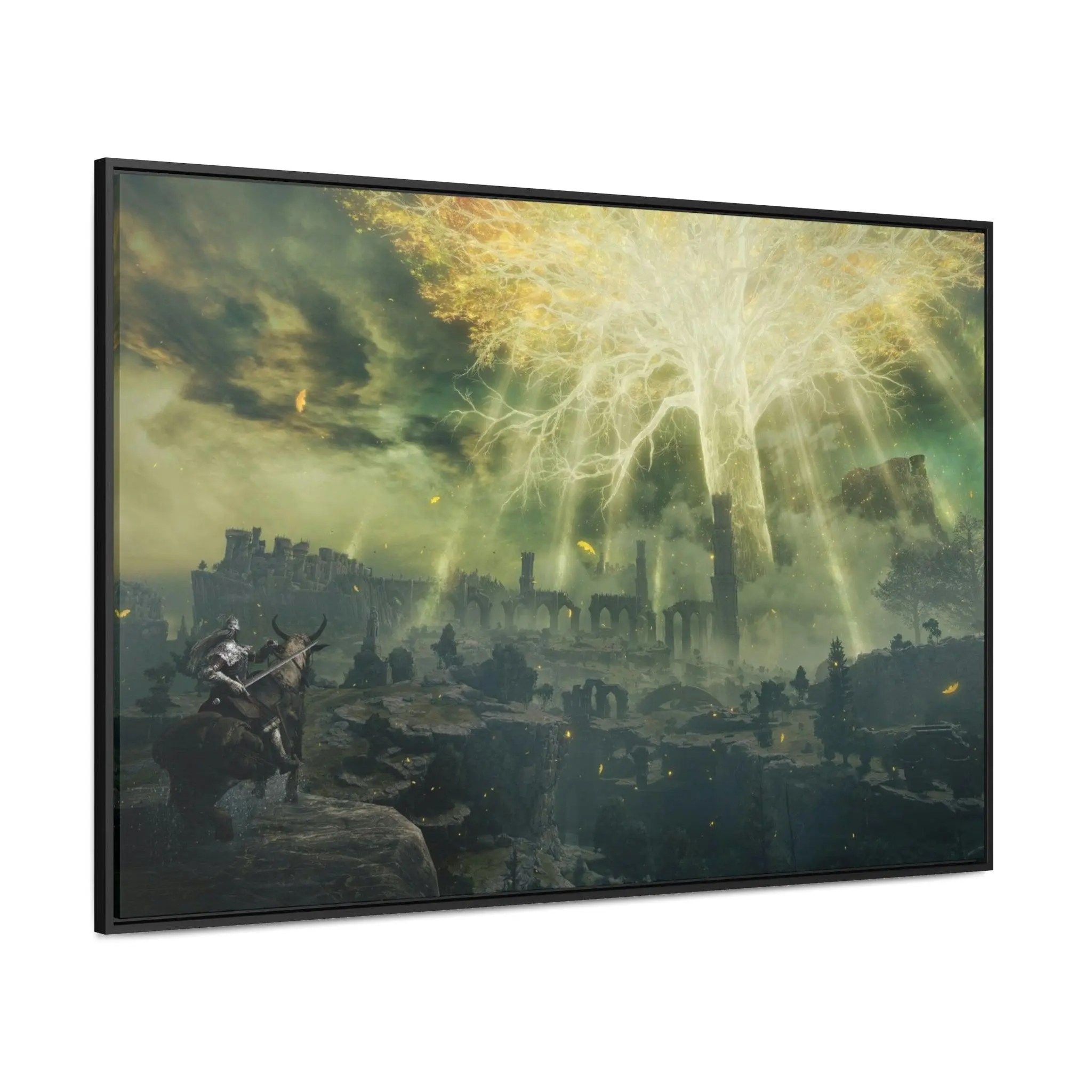 Elden Ring Unframed Poster, Bloodborne Sekiro Dark Souls Inspired Wall Art, Shadow of the Erdtree Dark Fantasy Gaming Decor