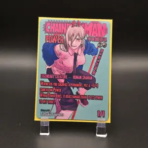 CHAINSAWMAN POWER THE BLOOD DEVIL - JURL MASTER OF THE REVUE Custom Proxy MTG Card Fan-Made for Commander Cube & Casual Play Standard MTG Size