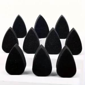 High Density Petal Face Paint Sponge Set, 5 or 10 Pieces, Ideal for Adult Art Works & Body Makeup, Water Drop Half Round Shape